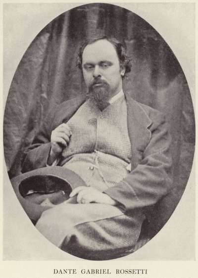 Portrait of Dante Gabriel Rossetti by English Photographer